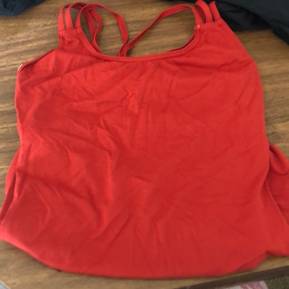 Capezio brand leotard. Red